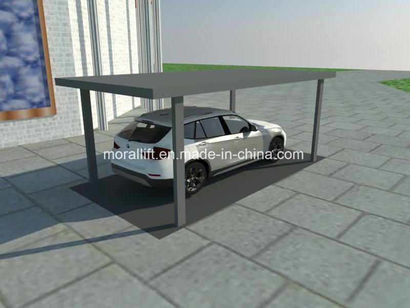 Storage Underground Hydraulic Scissor Car Parking Lift with Roof