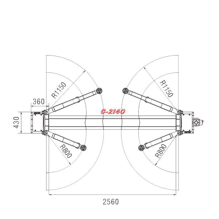 Vico Floor Plate Garage Equipment Car Lift