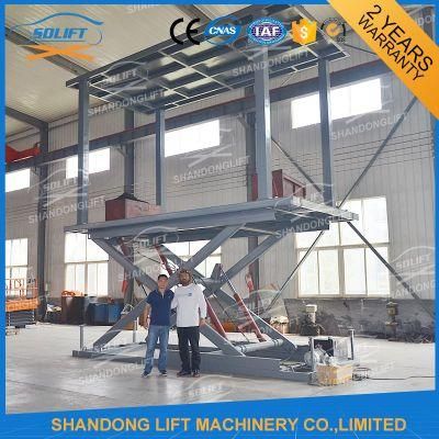 Portable Folding Garage Car Parking Lift Scissor Type Lifting Machine