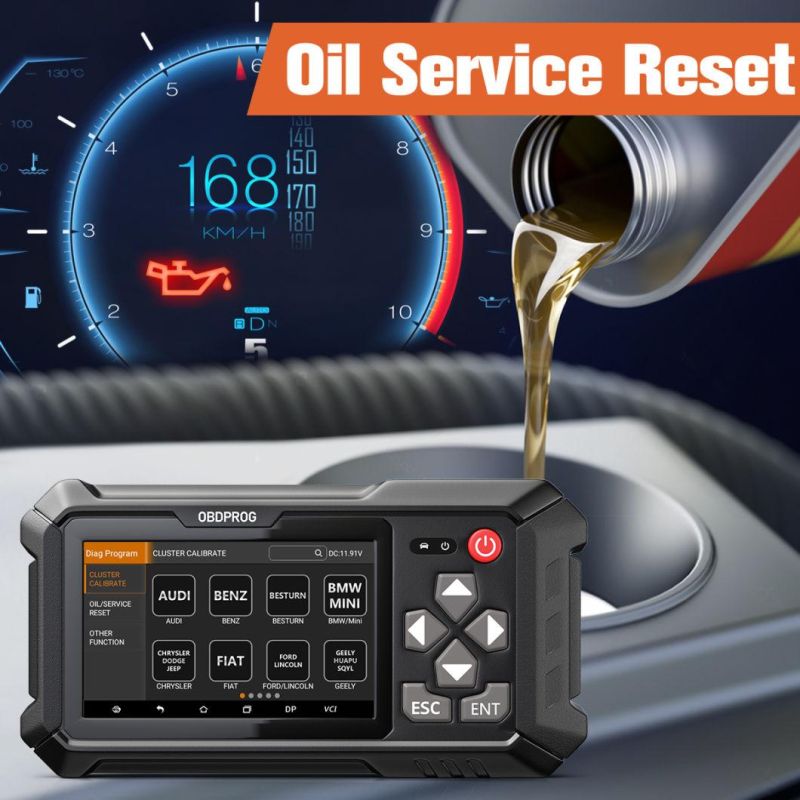 Obdprog M500 Car Cluster Calibration Tools OBD2 Diagnose Oil Reset Instrument Adjustment Tool Code Reader Automotive Scanner