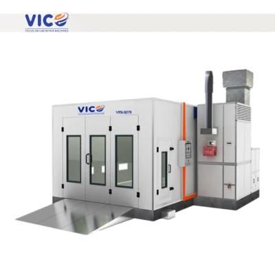 Vico Best Export Diesel Burner Spray Painting Room Car Paint Booth with CE