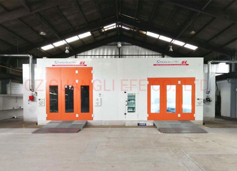 ISO&CE Approved Downdraft Water-Based Paint Spray Booth for Sale