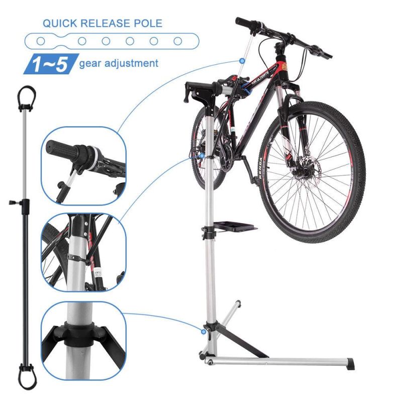 Hot Sale Aluminum Alloy Bike Repair Stand Adjustable Bicycle Rack with High Quality