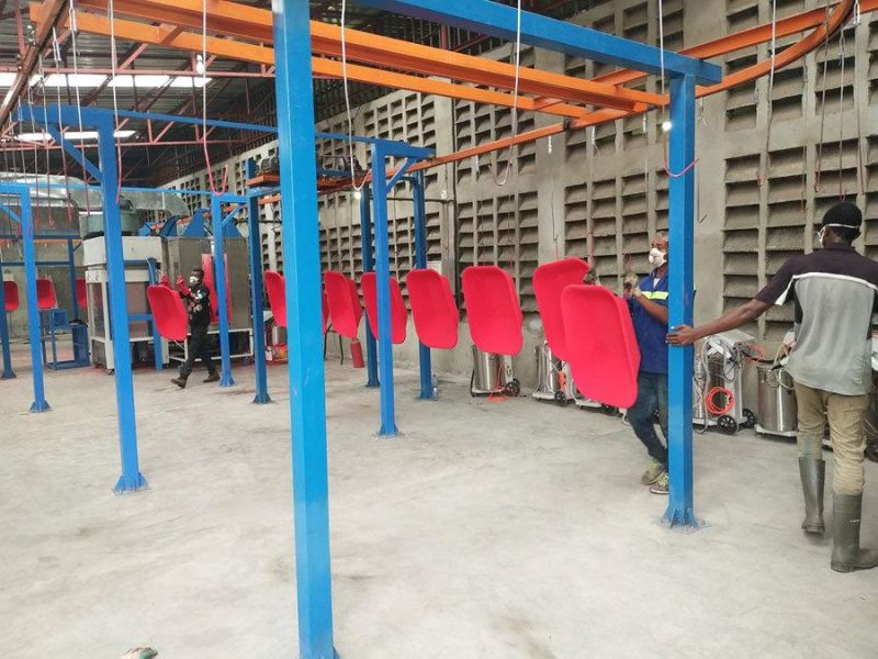 Full Automatic Multi-Power Powder Coating Line of Industry Workpieces