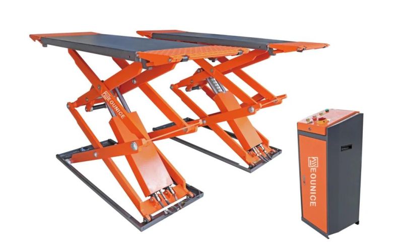 on-7801/4.0 on Ground 4 Ton Lifting Capacity Full Rise (double) Scissor Lifts/Hoists