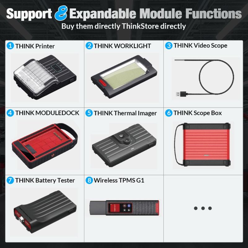 Thinkcar Thinktool Mini Full System Diagnostic Car Scanner Professional OBD2 Auto Code Reader ECU Coding Active Test Eobd Tool