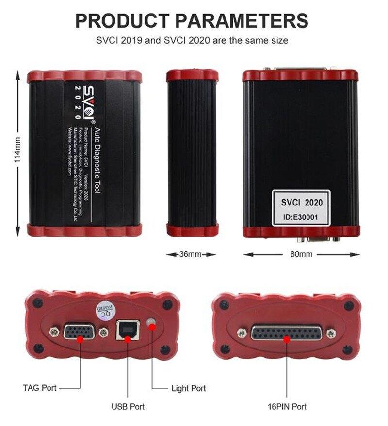 Svci V2020 Full Version IMMO Diagnostic Programming Tool with 22 Latest Software All VAG Special Functions Activated