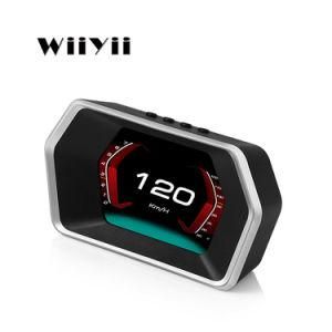 P17 OBD2 Gauge Psi Universal OBD2 GPS Head up Display Muti-Function Digital Speedometer New Car Alarms Projector Speedometer