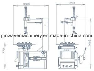 Ce Standard 10-24&quot;Tyre Changer Hot Sale