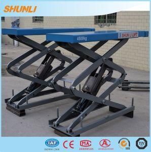 Ce Approved One Side Extension Manual Scissor Lift Platform