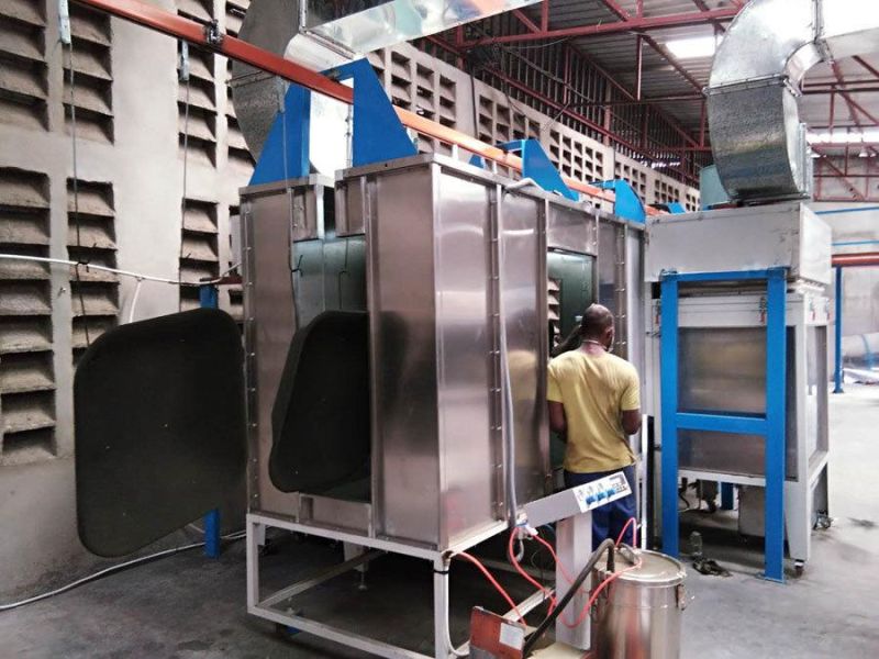 Full Automatic Multi-Power Powder Coating Line of Industry Workpieces