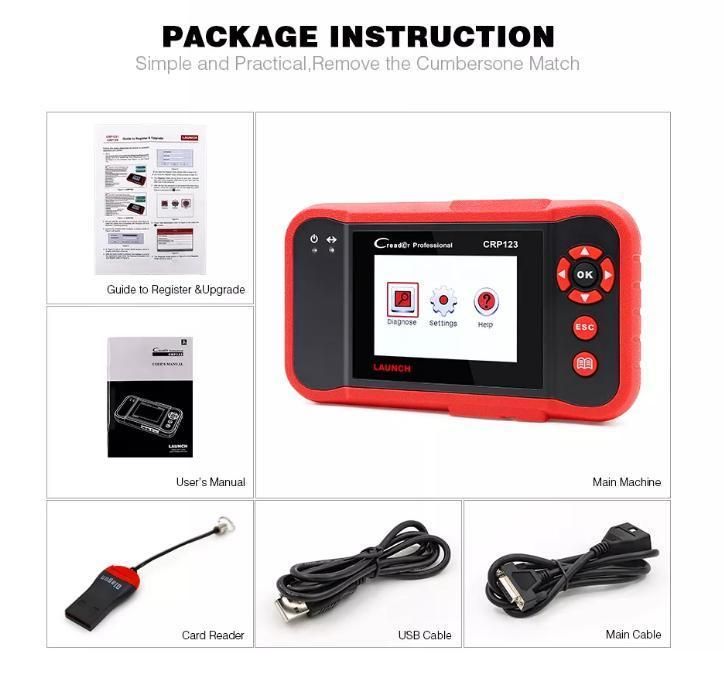 Launch Crp123 Car Diagnostic Tool for Car Repair