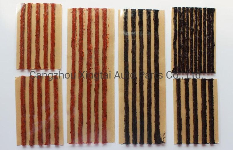 Brown and Black Tyre Seal Repair Strips Rubber Seal String