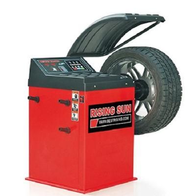 Wheel Balancing Equipment Semi Automatic Car Garage Equipment