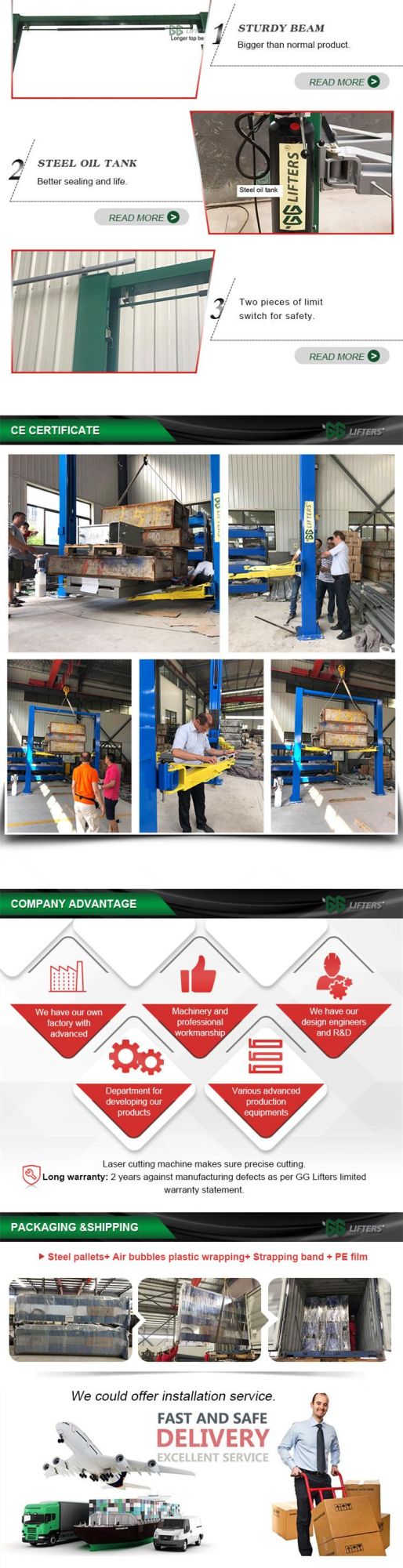 Gantry car lift 4.5T Hydraulic car lift hoisting machine