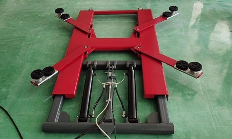 1250mm Lifting Height 2700kg Capacity Movable Scissor Car Jack