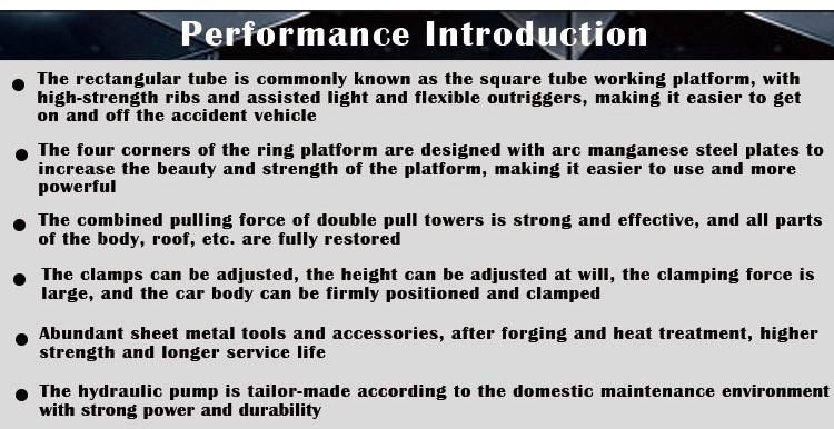 Ozm-2000 Workshop Equipment Car Frame Machine Auto Body Straightening Bench