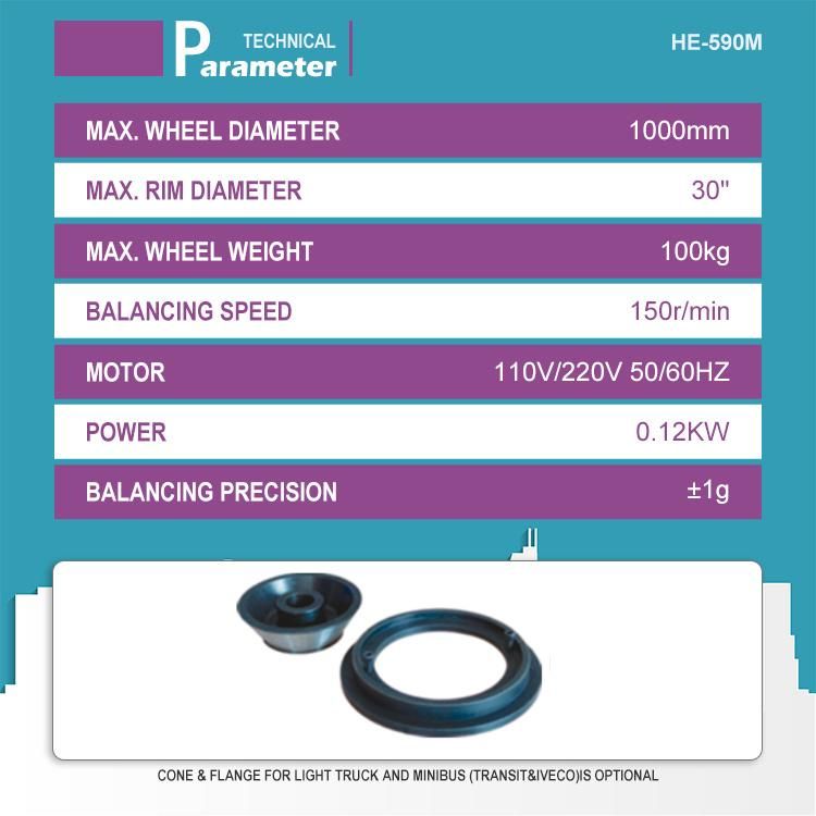 Locking Automatically Wheel Balancer with Servo Controlled System