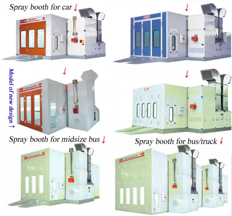 Riello Diesel Burners Car Service Equipment Spray Paint Booth with Ce