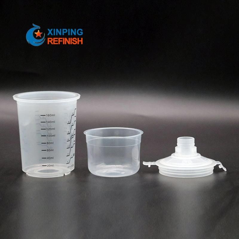 Free Sample Mixing Cups Painting Spray Gun Cup 90ml PP Cup Paint Spray Cans for Cars