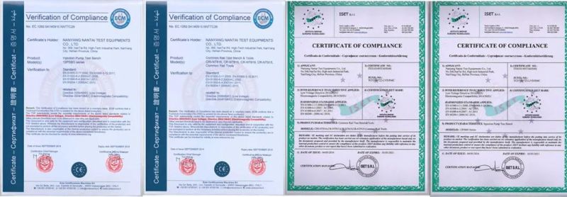 Nt815X Common Rail Injector and Common Rail Pump Test Equipment