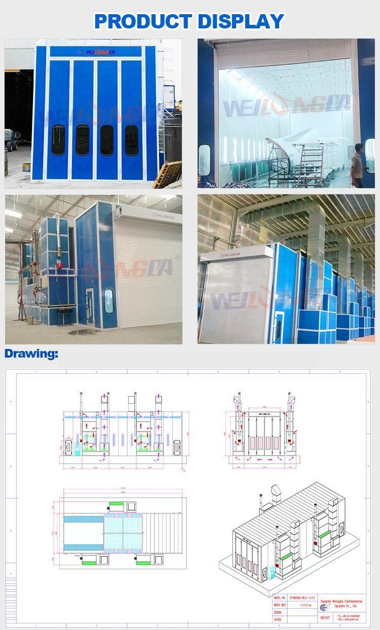 Wld20000 Trailer Spray Painting Oven Norway for Sale