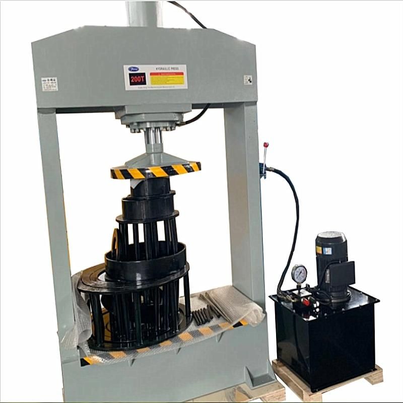 Vehicle Equipment 10t Hydraulic Shop Press with Car Bottle Jack