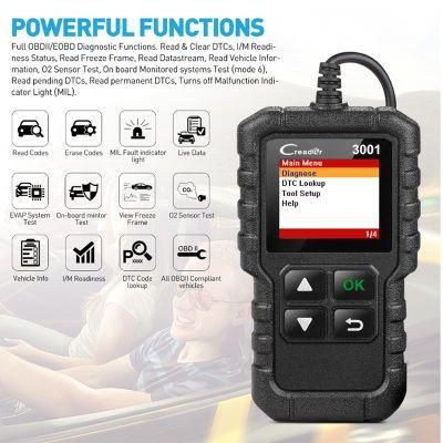 The Latest Original Car Diagnostic Tool Launch Cr3001 OBD2/OBD II Car Diagnostic Scanner