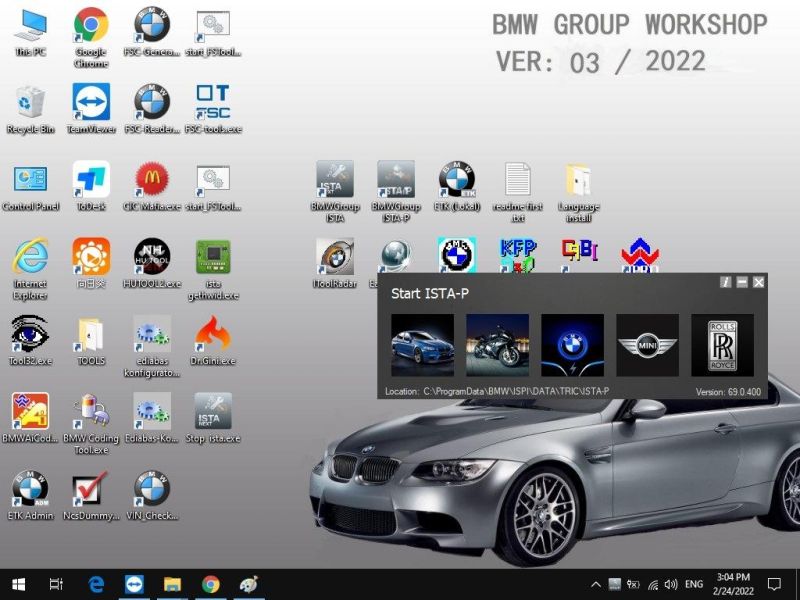 BMW Icom A2 a+B+C Plus Lenovo X220 I5 4GB Laptop V2022.03 Engineers Version Ready to Use