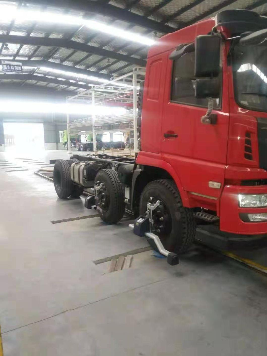 Truck Alignment with Wheel Alignment Turntables for Garage Equipment