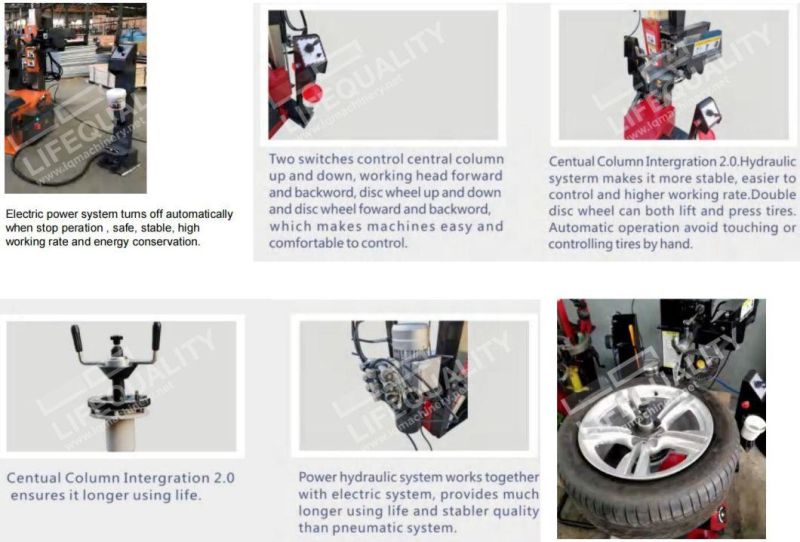 28inch Hydraulic Leverless Tire Changer Used Car Maintenance Equipment