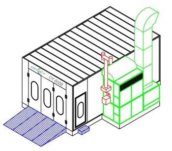 Automotive Painting Drying Rooms Car Spray Booth
