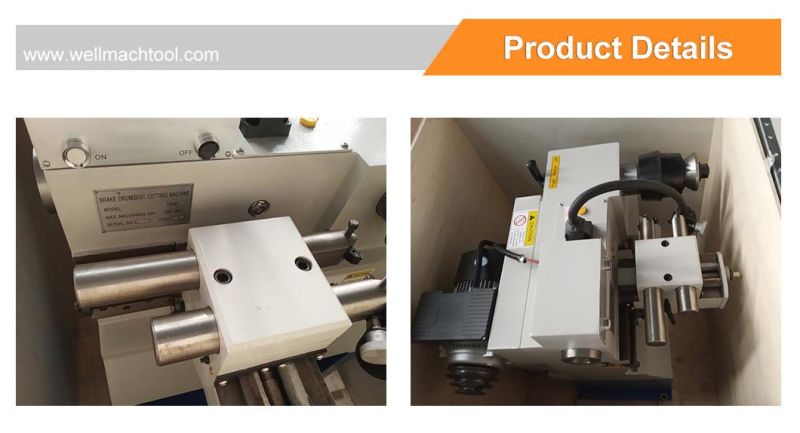 T8445 Brake Disc Cutting repair machine with CE Standard