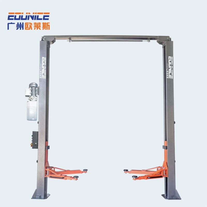 Automatic 4000kg Capacity Auto Car Hoist 2 Post Car Lift Garage Equipment