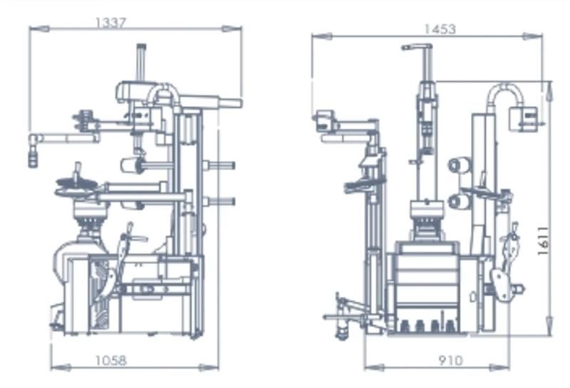 Car Repair Equipment Durable Tire Changer Machine