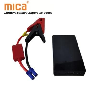 Power Bank 12V 10000mAh Portable Emergency Jump Starter Outdoor Camping 300A Start Current