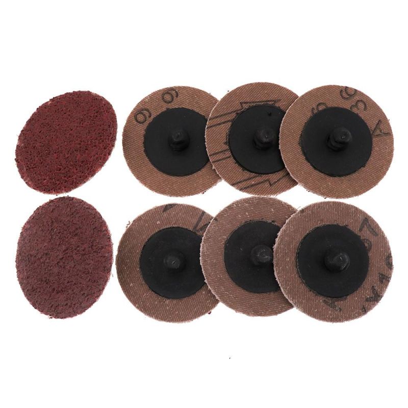 3" 75mm Quick Change Roll Lock Red Surface Angle Grinder Diamond Sanding Disc Machine