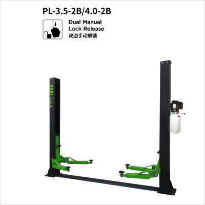 Puli 4t/8840lbs Two Post Car Lift Floor Plate Car Jack Garage Equipment Hydraulic Lift on Sale Pl-4.0-2b