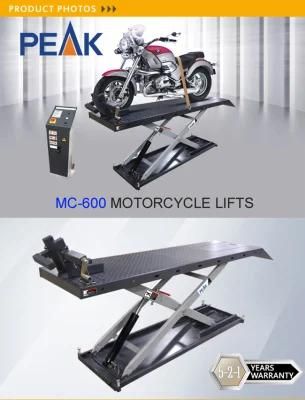 China Factory Ce Approval Auto Scissor Motorcycle Lift Table (MC-600)