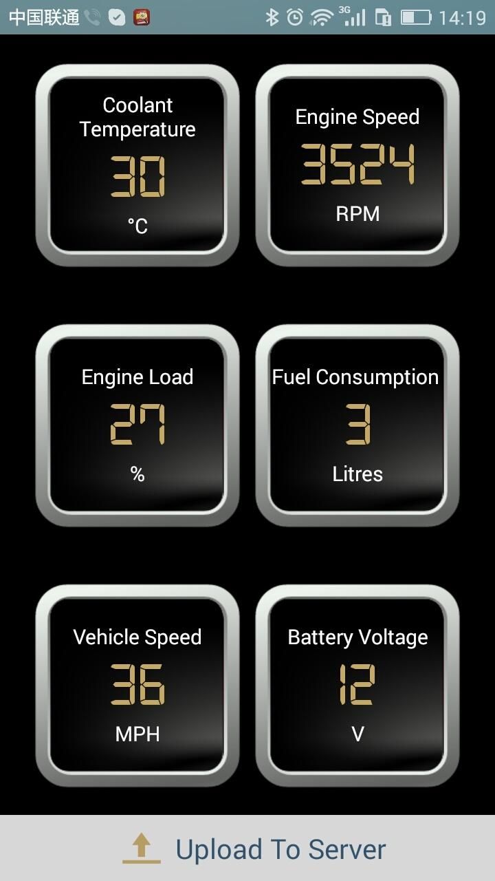 OBD Bluetooth Car Diagnostic Tool GPS Reading Engine Code, Fuel Consumption (TK228-DI)