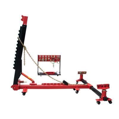 Black Powder Coating 12mm Thick Chain Auto Frame Straightener Machine