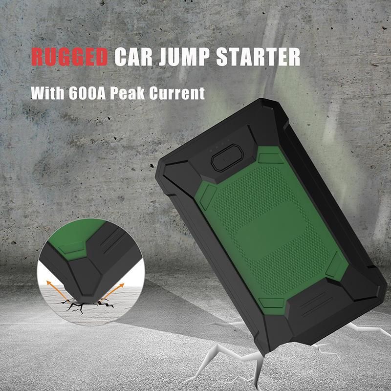 Waterproof Vehicle Jump Start Pack Lithium Rugged Car Jumper Portable Car Battery Jump Starter