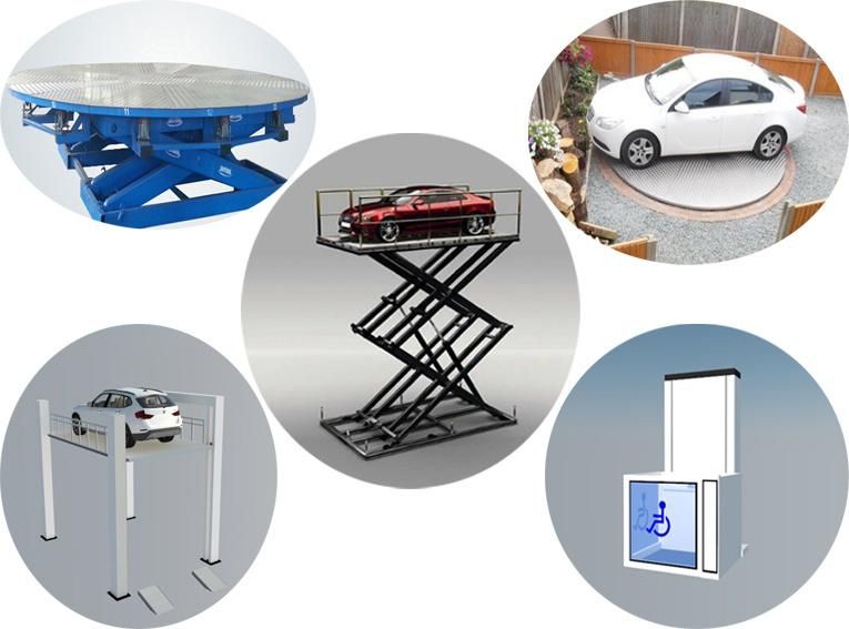 Scissor Type Underground Parking Car Lift