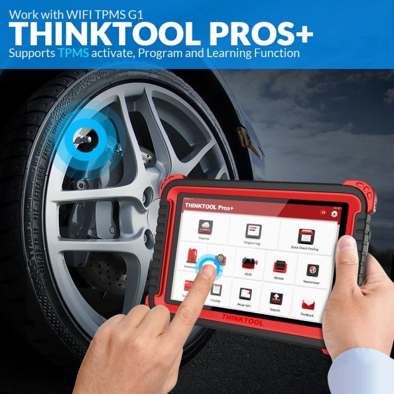 Thinkcar Thinktool Pros+ Car OBD2 Diagnostic Tool 10 Full System Adas Code Scanner Online Programing Pk Maxisys Maxicom 908 PRO