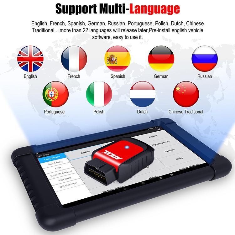 Ancel X6 Obdii Full System Diagnostic Tool Epb DPF Sas ABS Reset Oil Maintenance to Zero