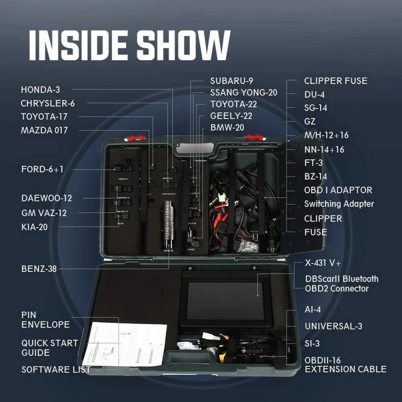 Auto Diagnostic Tools Launch X431 V+ PRO Elite 4.0 OEM All System & 31+ Service Car Diagnostic Scanner