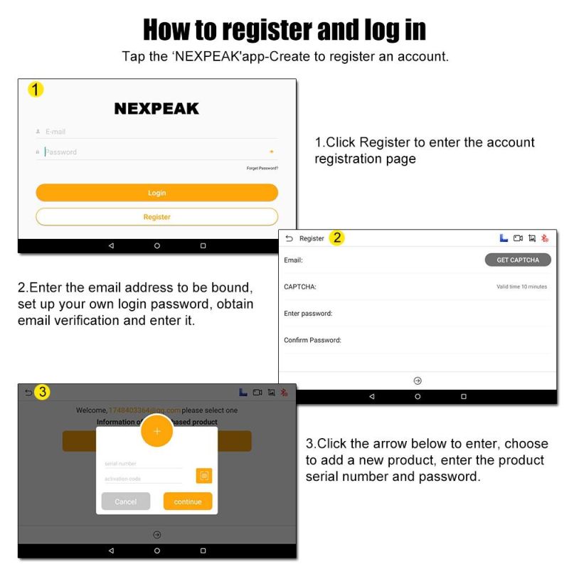 Nexpeak K3 OBD2 Full System Scanner Car Heavy Duty Diagnostic Tool 18 Special Functions ABS Airbag Epb DPF Odometer Adjustment