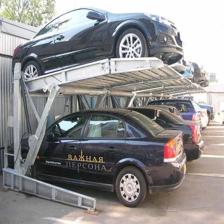 Hydraulic Two Post Inclined Car Parking Lift with CE