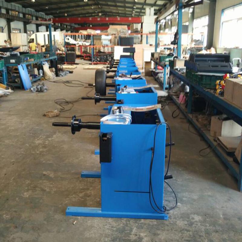 Semi Automatic Heavy Truck Tire Repair Machine for Wheel Balancing