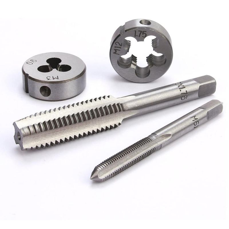 Metric Size M3, M4, M5, M6, M7, M8, M10, M12, Both Coarse and Fine Teeth Essential Threading Tool Kit 40PCS Premium Tap and Die Set